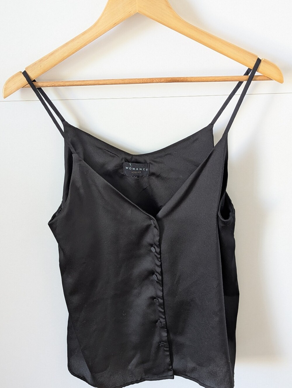 Womance Black Tank Top, Small